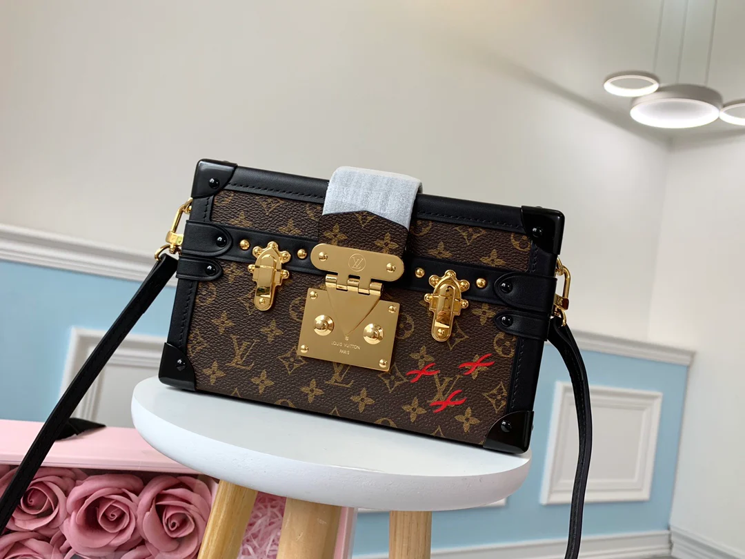 m44199-LV-petite-malle handbag-small-all-steel