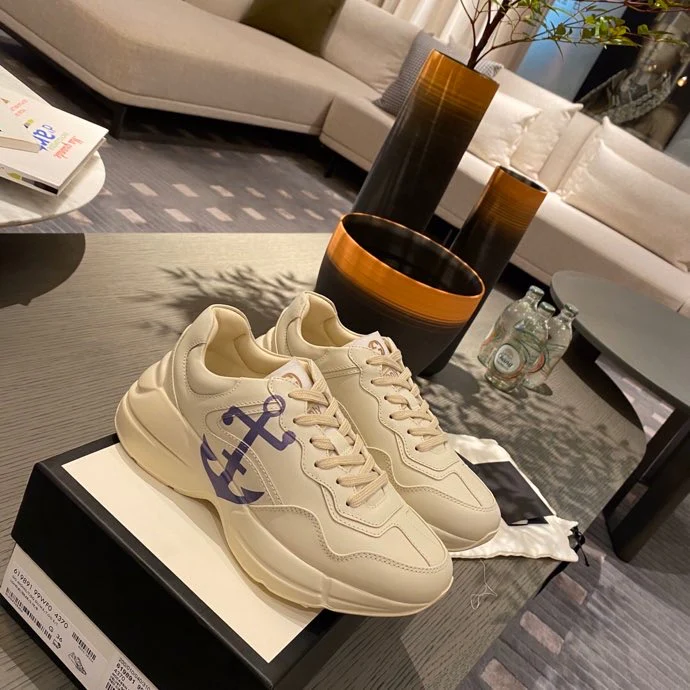 Массивные кроссовки Gucci - унисекс - 1