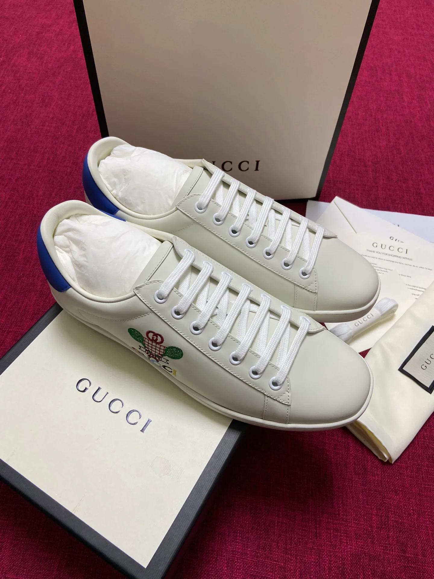 Gucci - Белые кроссовки - Кроссовки - Повседневная обувь - 3