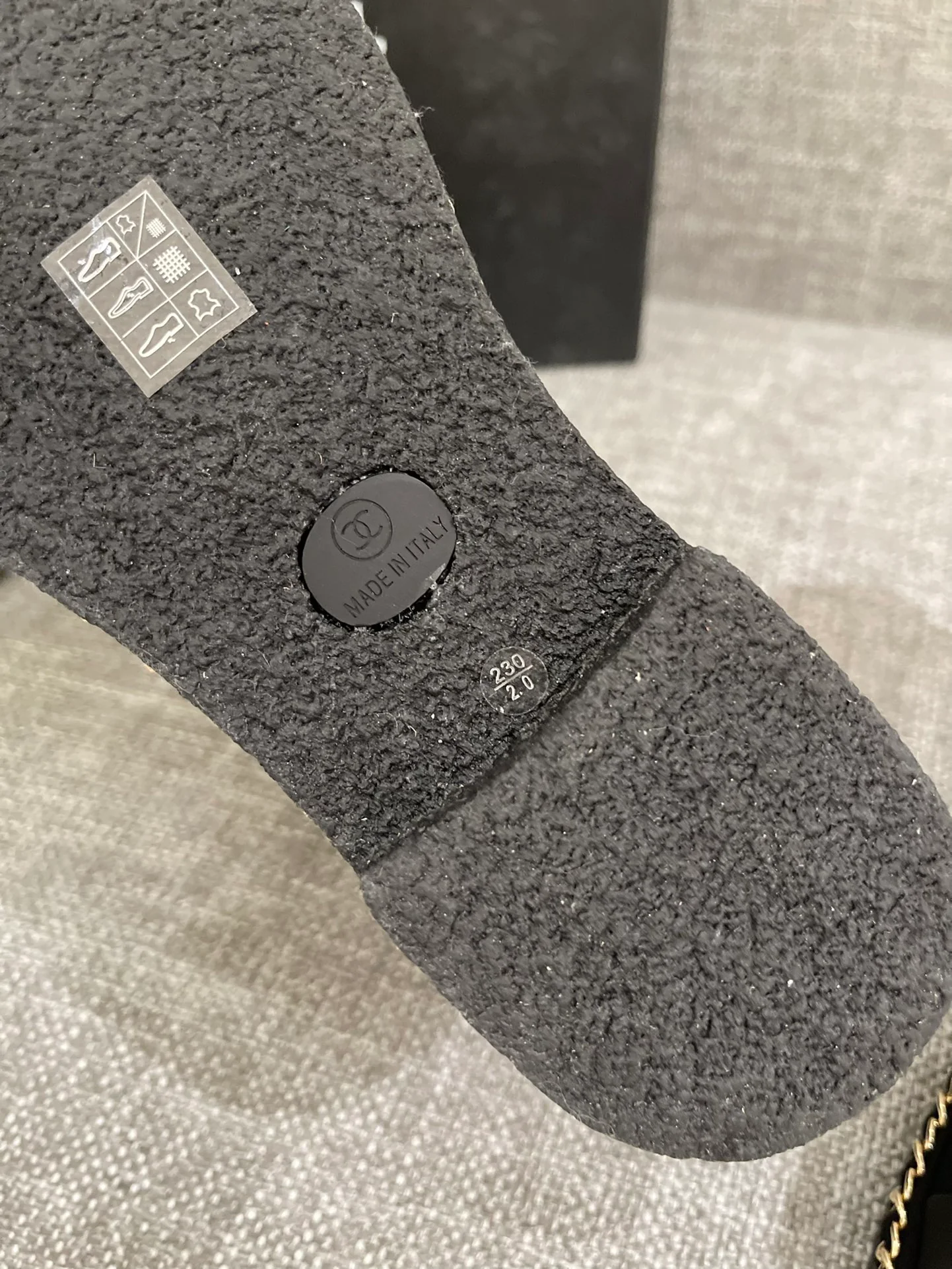 Chanel - Шерстяные зимние сапоги