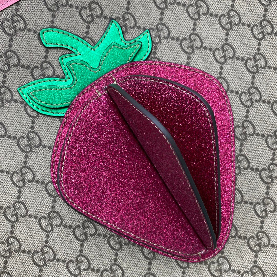 Gucci-夏季草莓购物袋