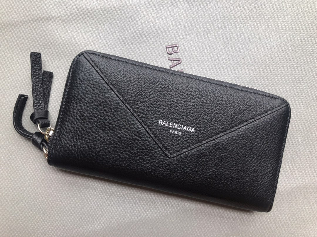 Balenciaga家-V形拉链长夹