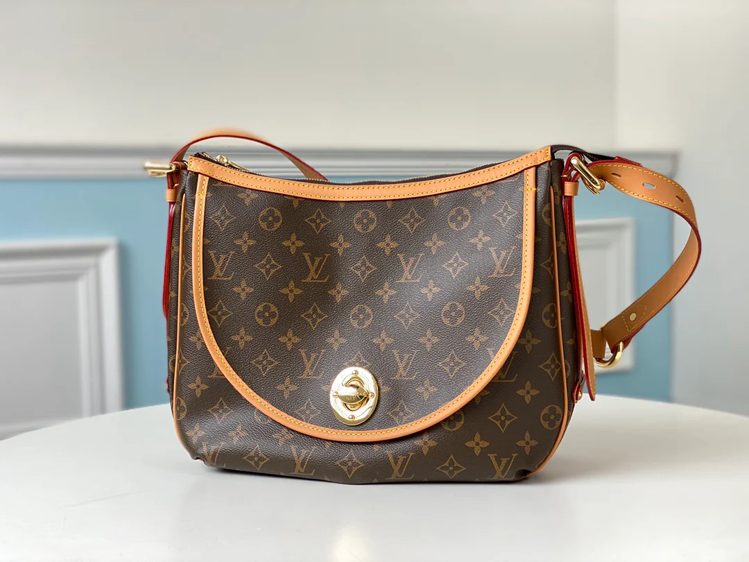 LV-M40075-Monogram-Tulum-Vintage Gold Bean Handbag