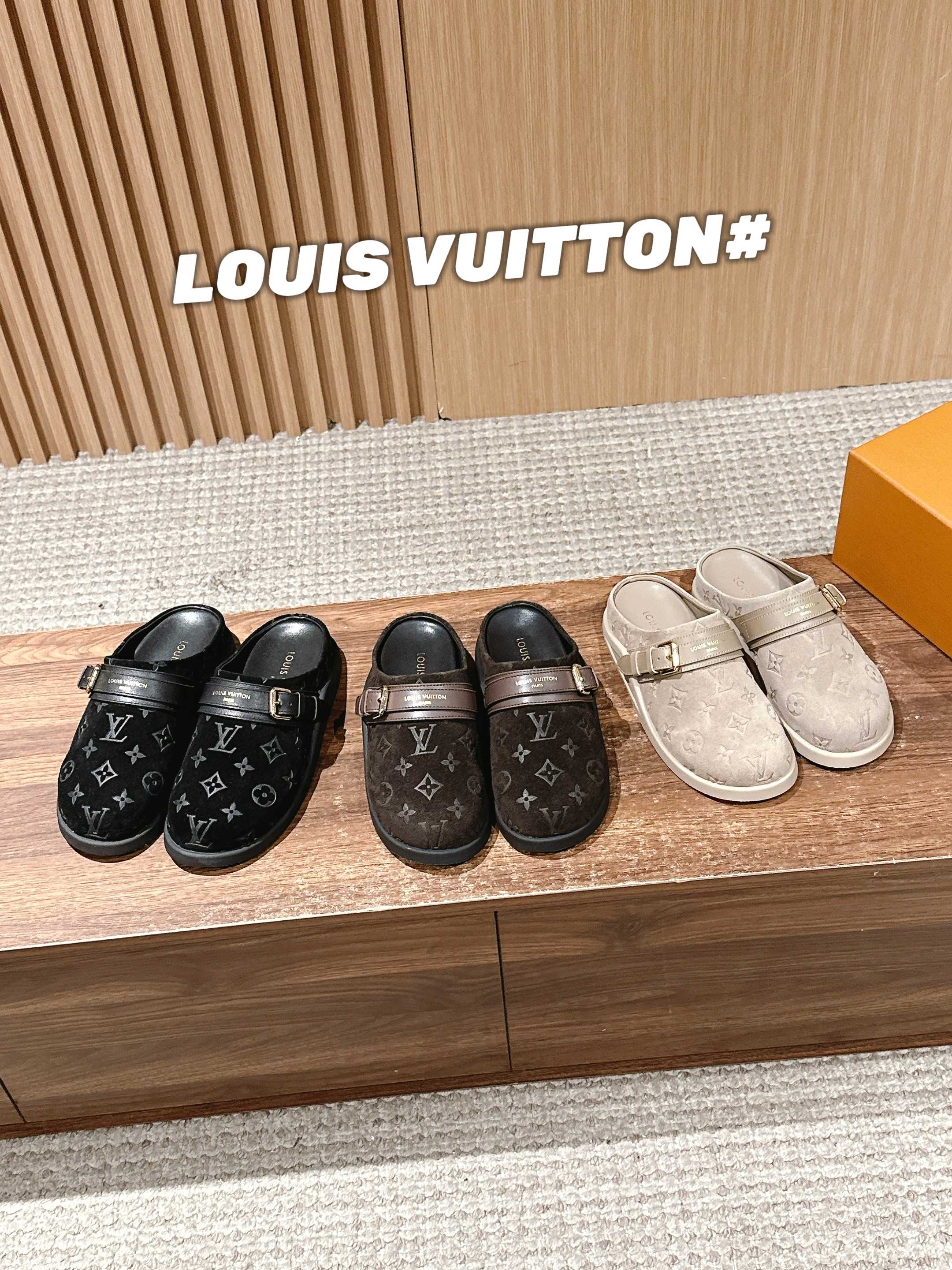 Новинка LV 2025 - Обувь Birkenstock - Замшевая отделка
