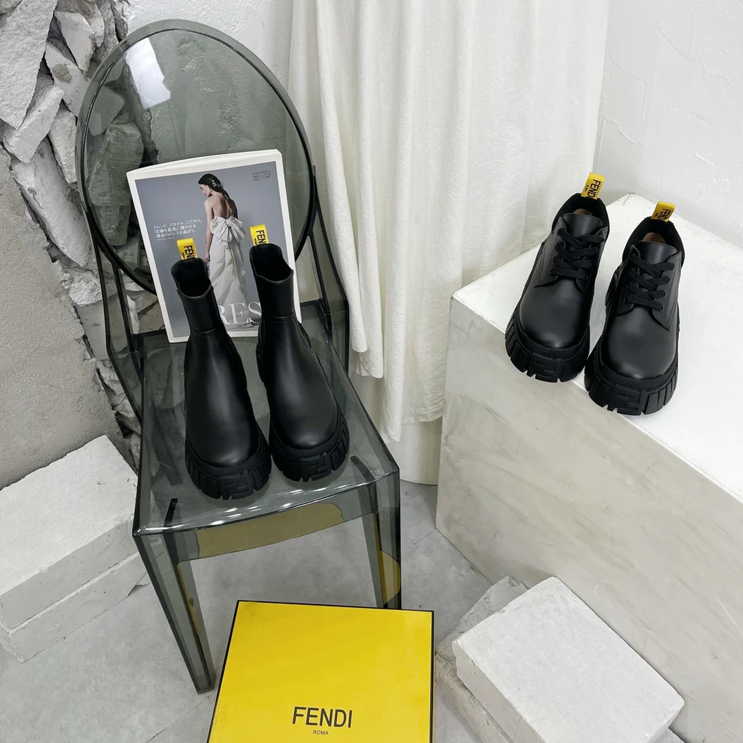 Fendi - Классические - Универсальные - Ботинки на платформе