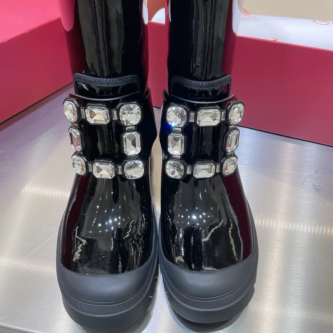 Лакированные ботинки RV для осени/зимы