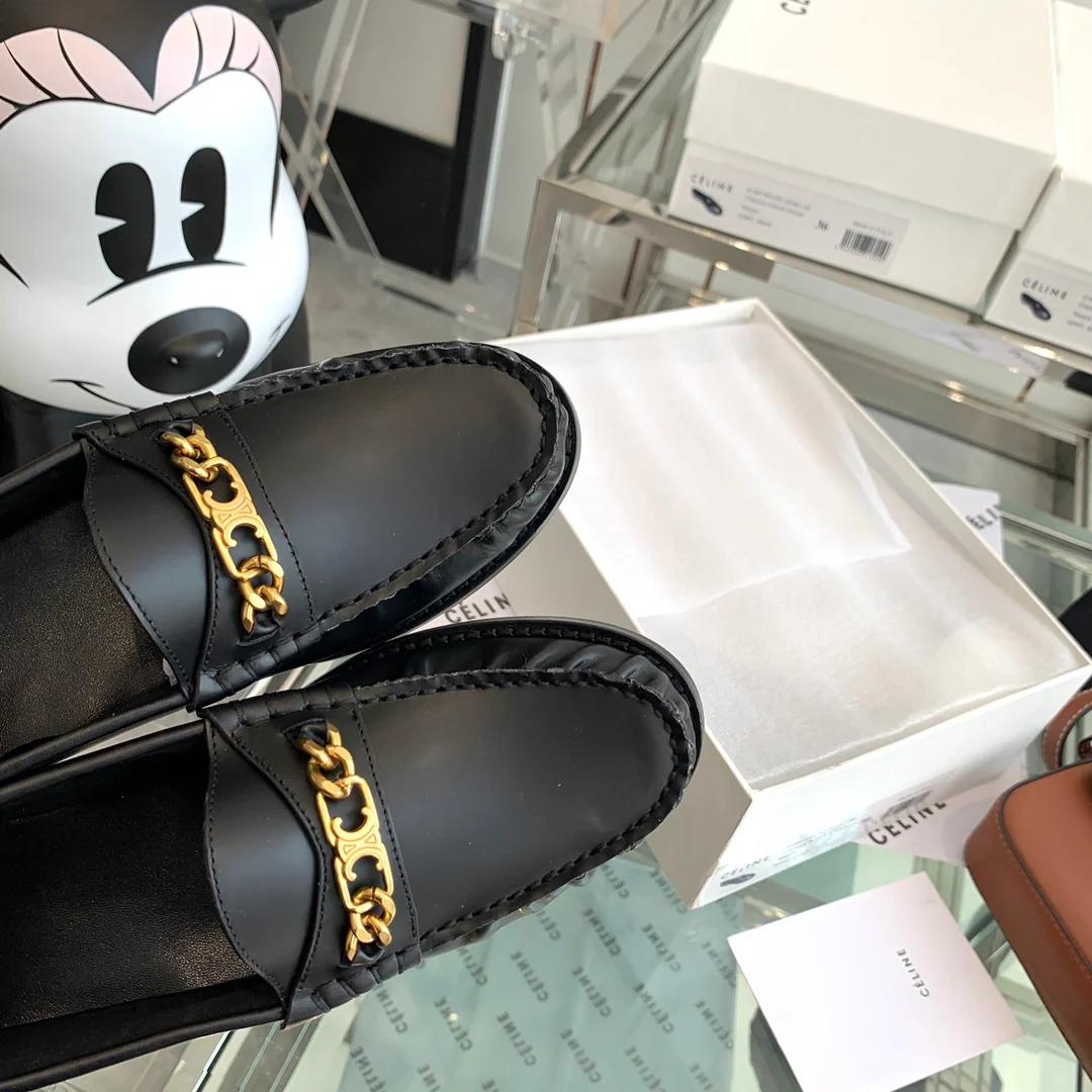 Обувь Celine - Celine - Матовая кожа - Лоферы