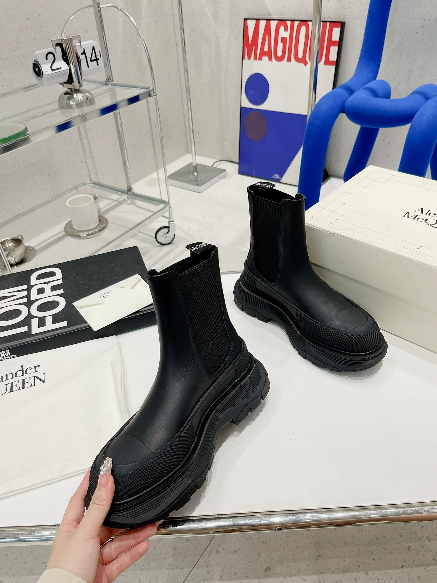 Коллекция McQueen 2022 года с подиума - Ботильоны - 2