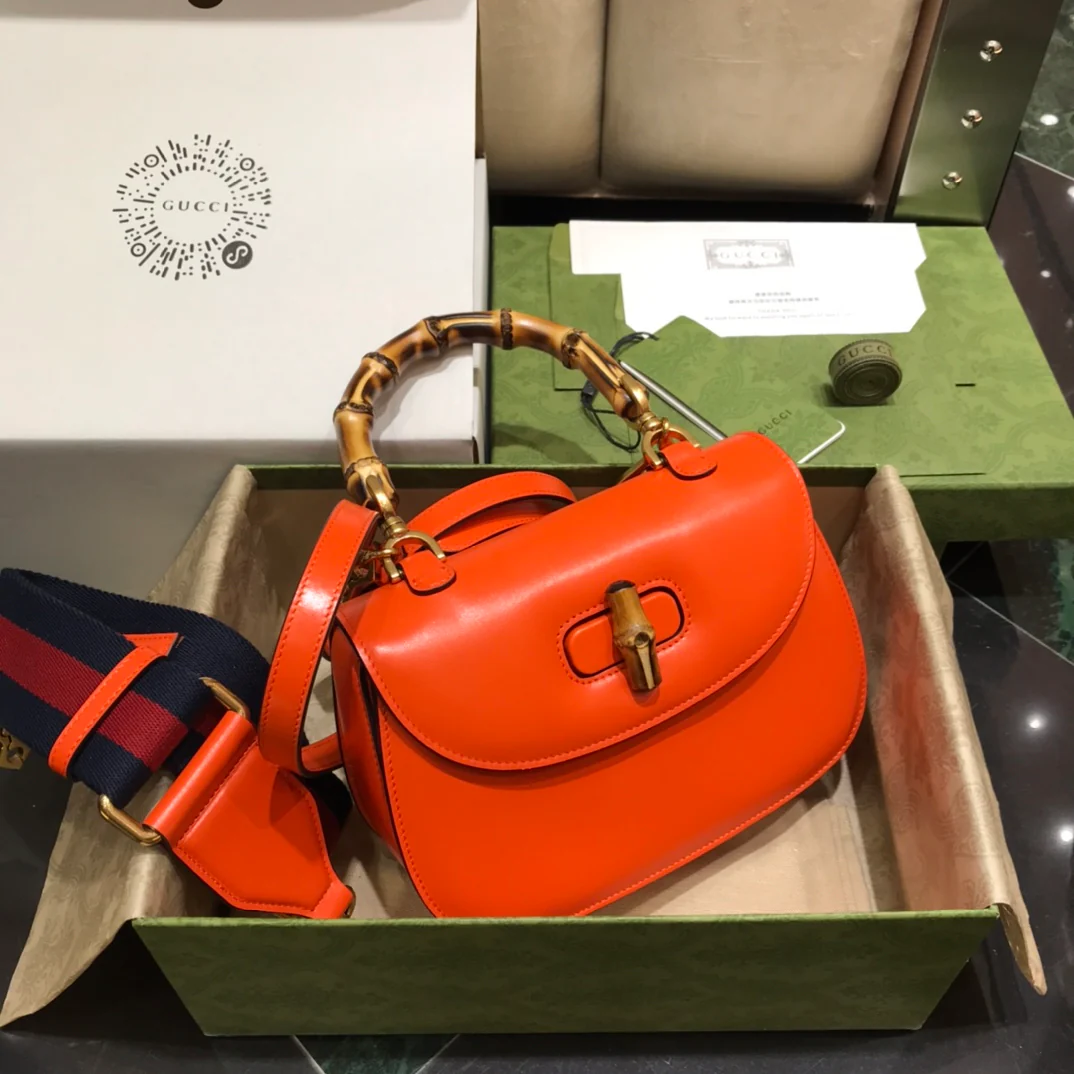 Сумка Gucci Aria Fashion Aria из бамбука - 1