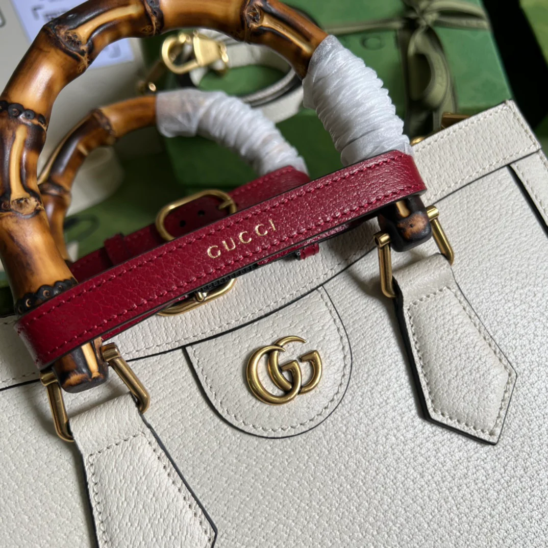 Сумка-тоут Gucci с бамбуковой ручкой - 27x24x11 см - 5
