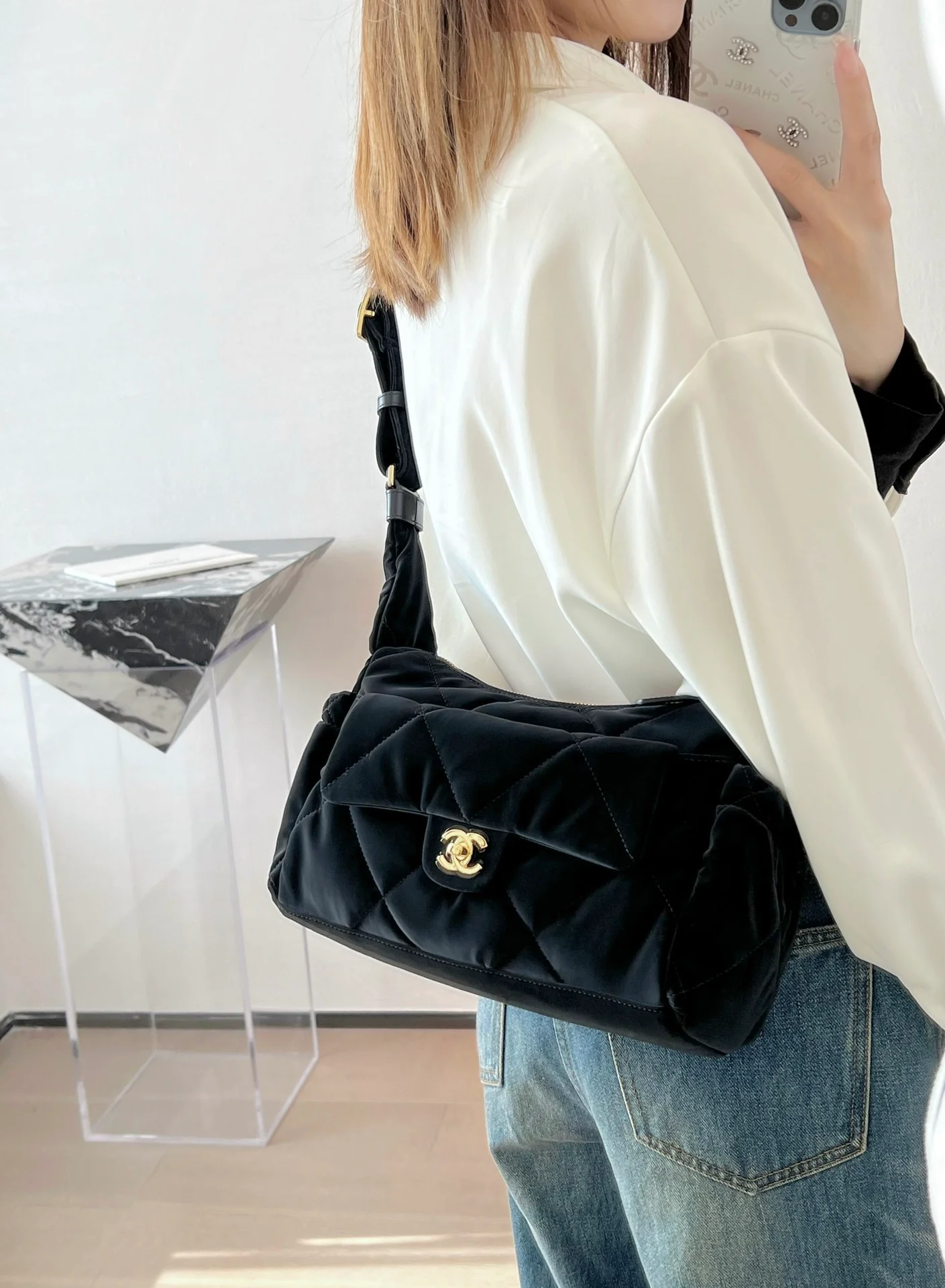 Chanel Grandsac Bowling Black