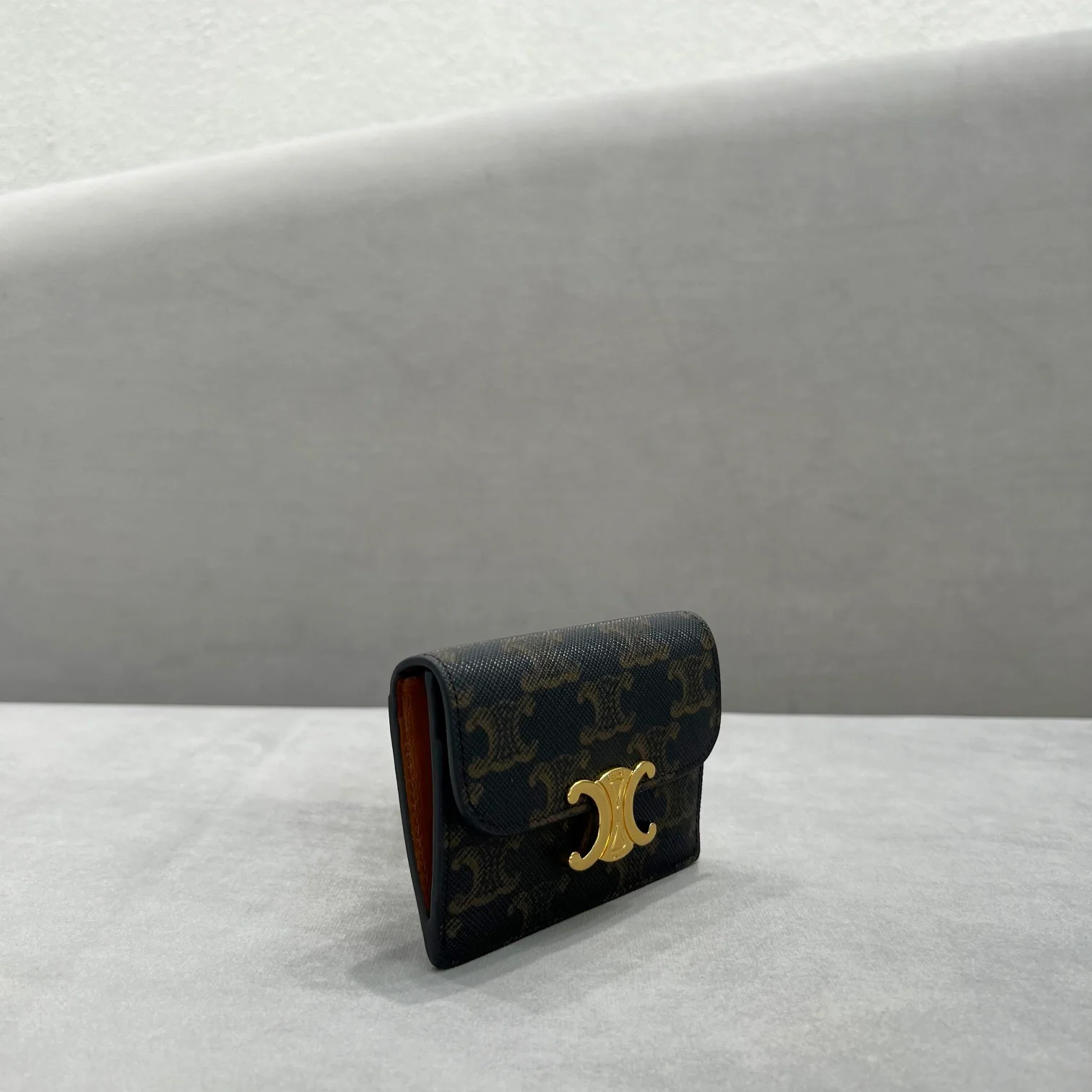 Celine-TRIOMPHE 老花 钱包卡包