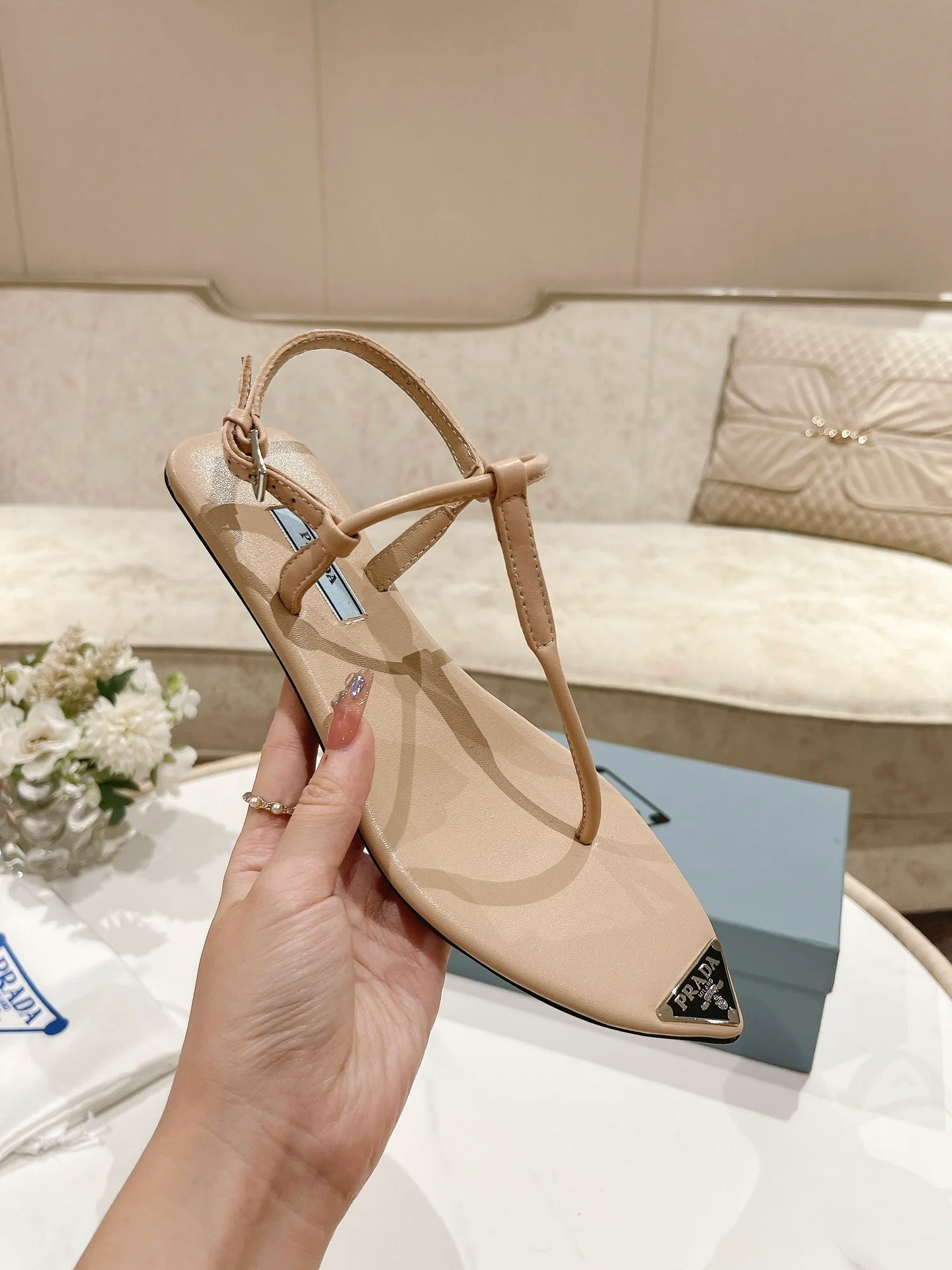 Prada - Новинка - Сандалии - Балетки