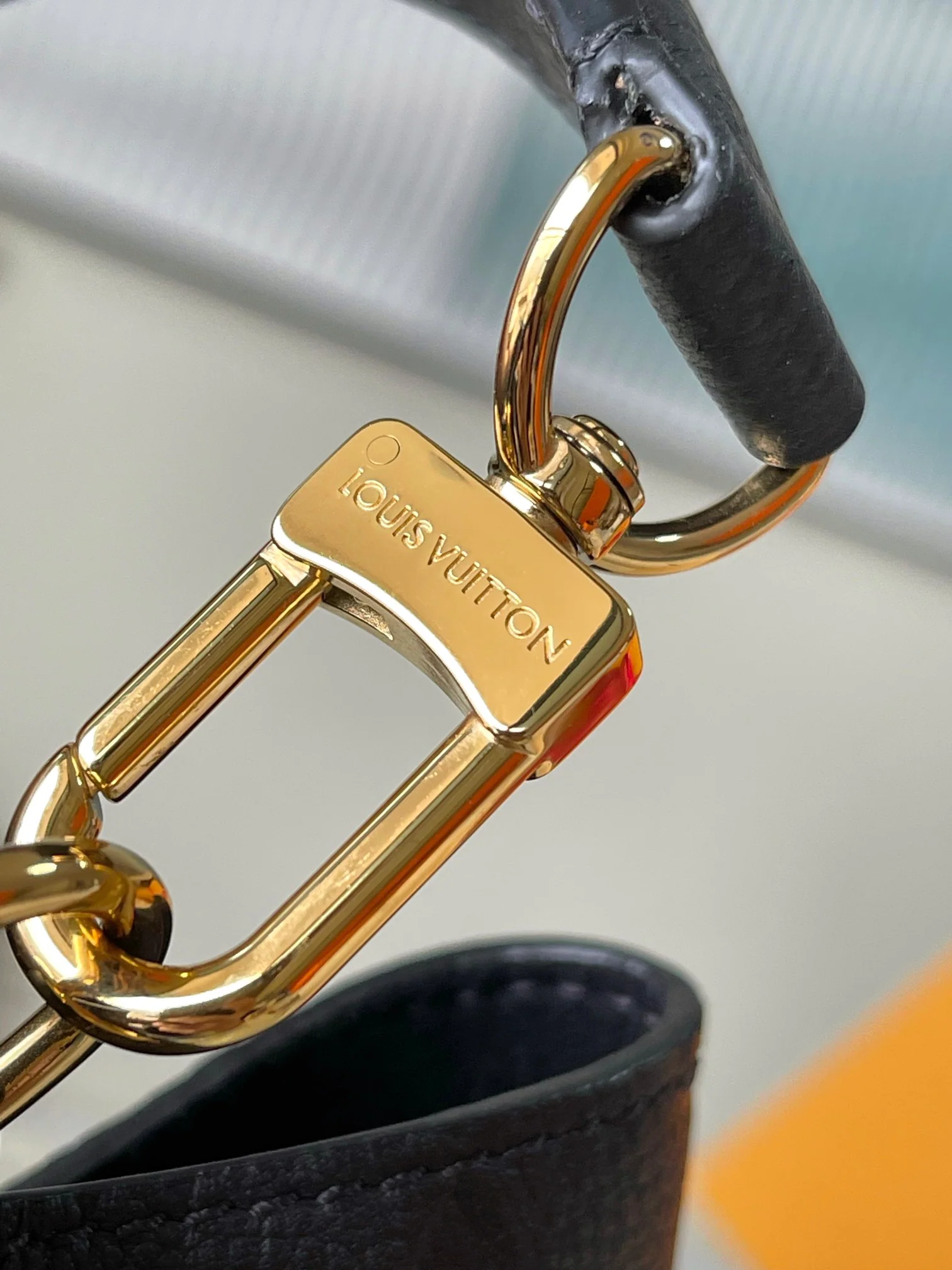 m45256-LV-noenoe Сумка-ведро с монограммой, черная