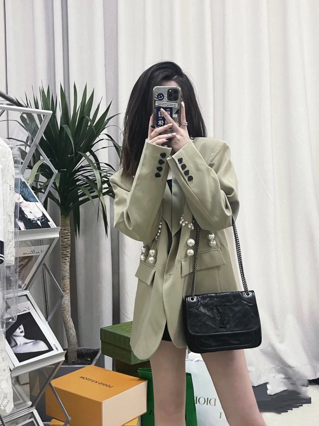 Сумка-хобо YSL-niki - маленькая