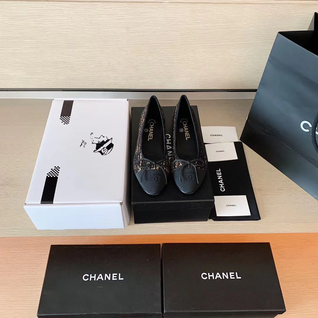 Chanel - Классические балетки - Балетный узор