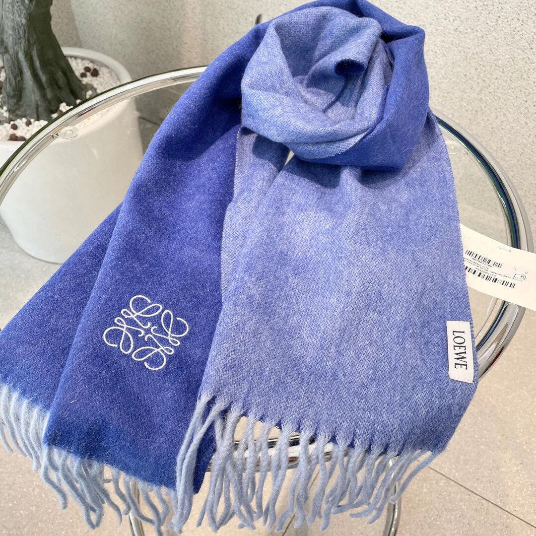 Двусторонний кашемировый шарф Lolwei - 32-180 см