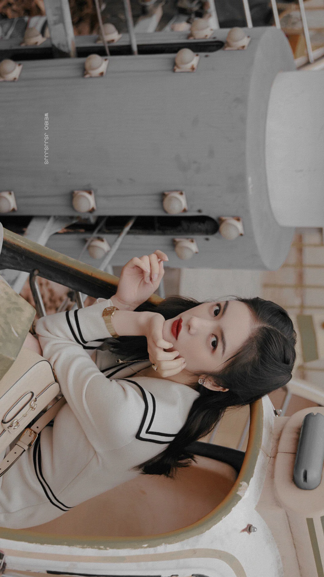 Сумка-седло Gucci 1955 из натуральной кожи с пряжкой в ??виде подковы