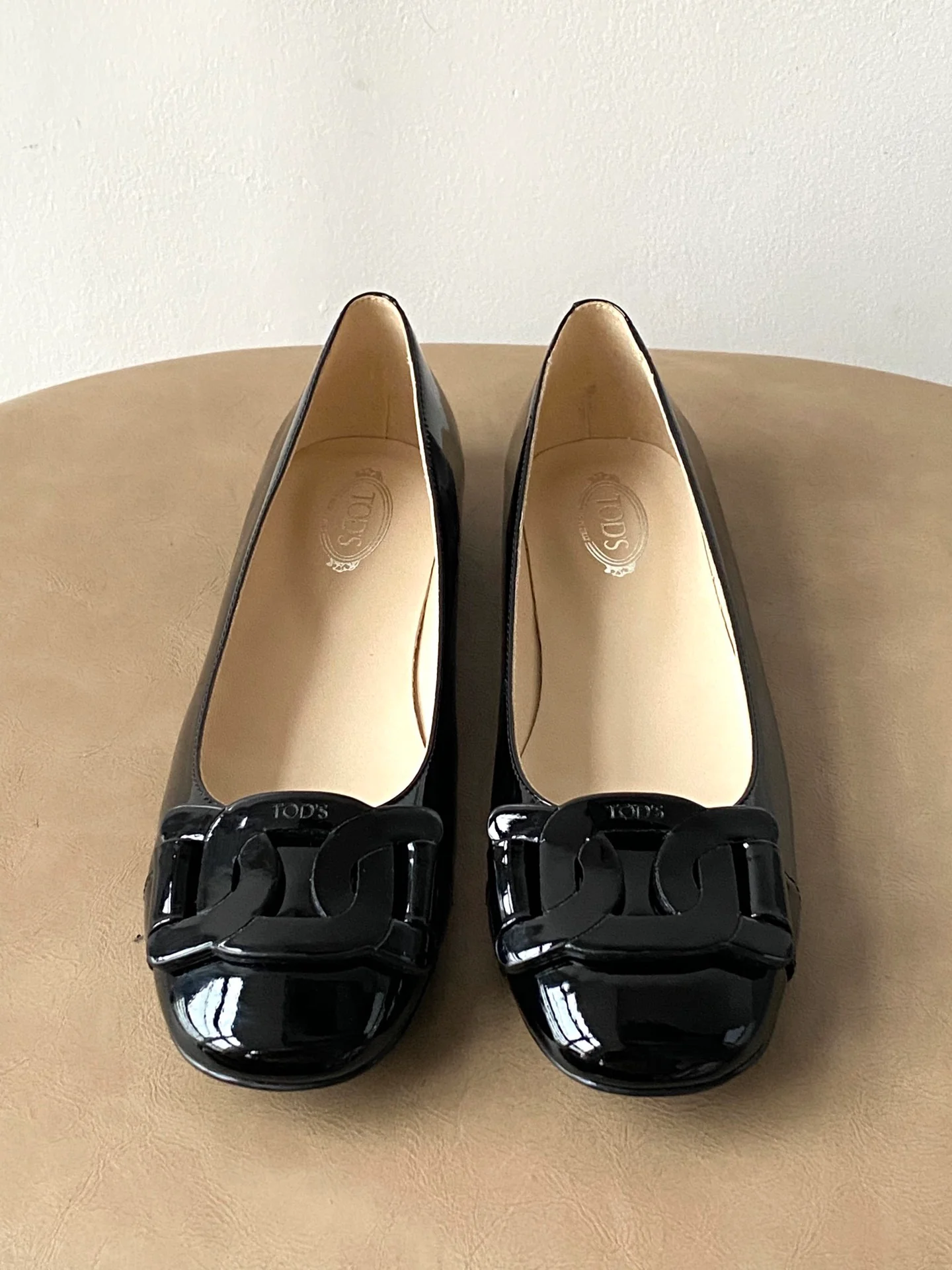 Лакированные балетки Tods