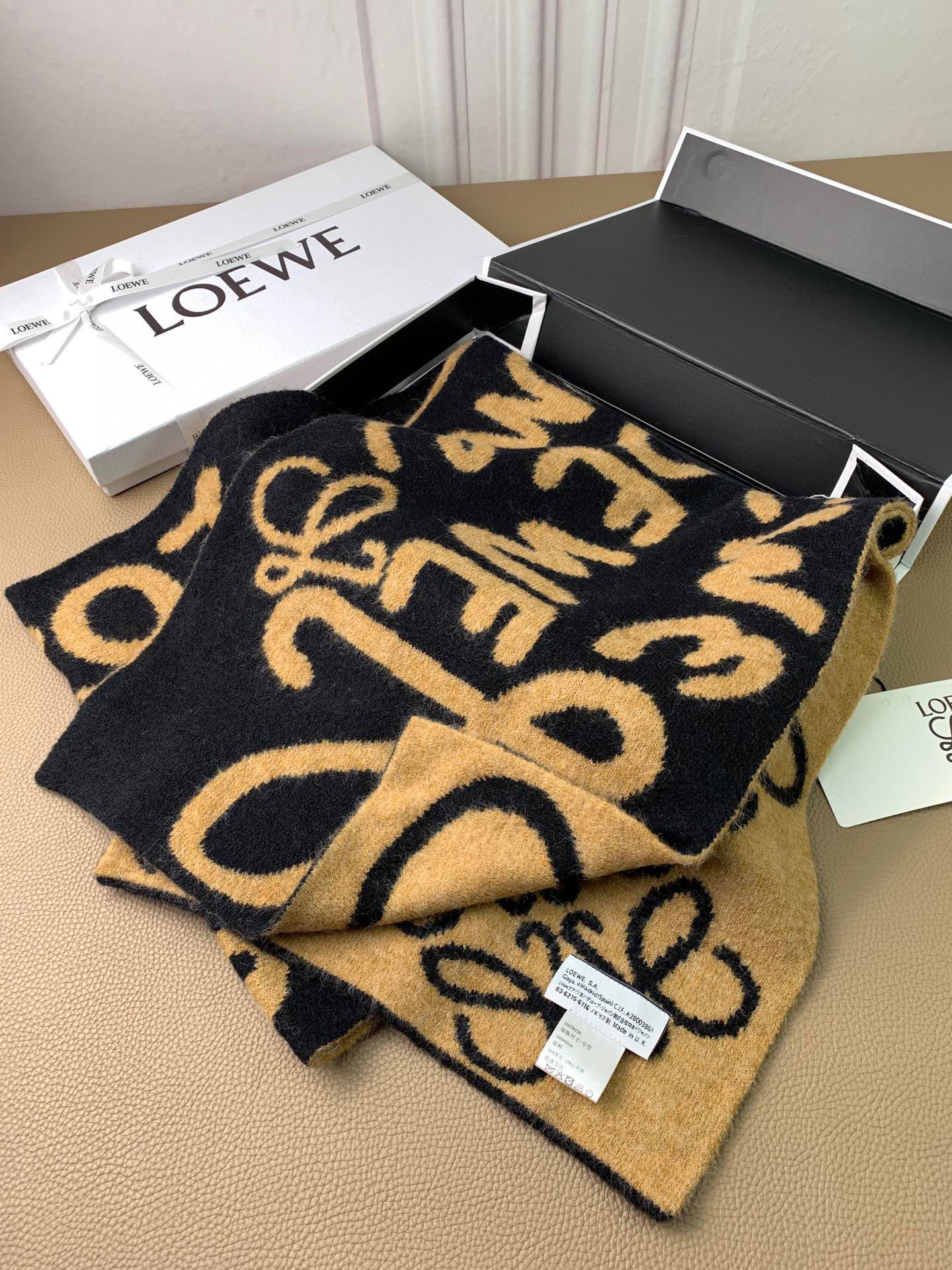 Кашемировый жаккардовый шарф Lolwei