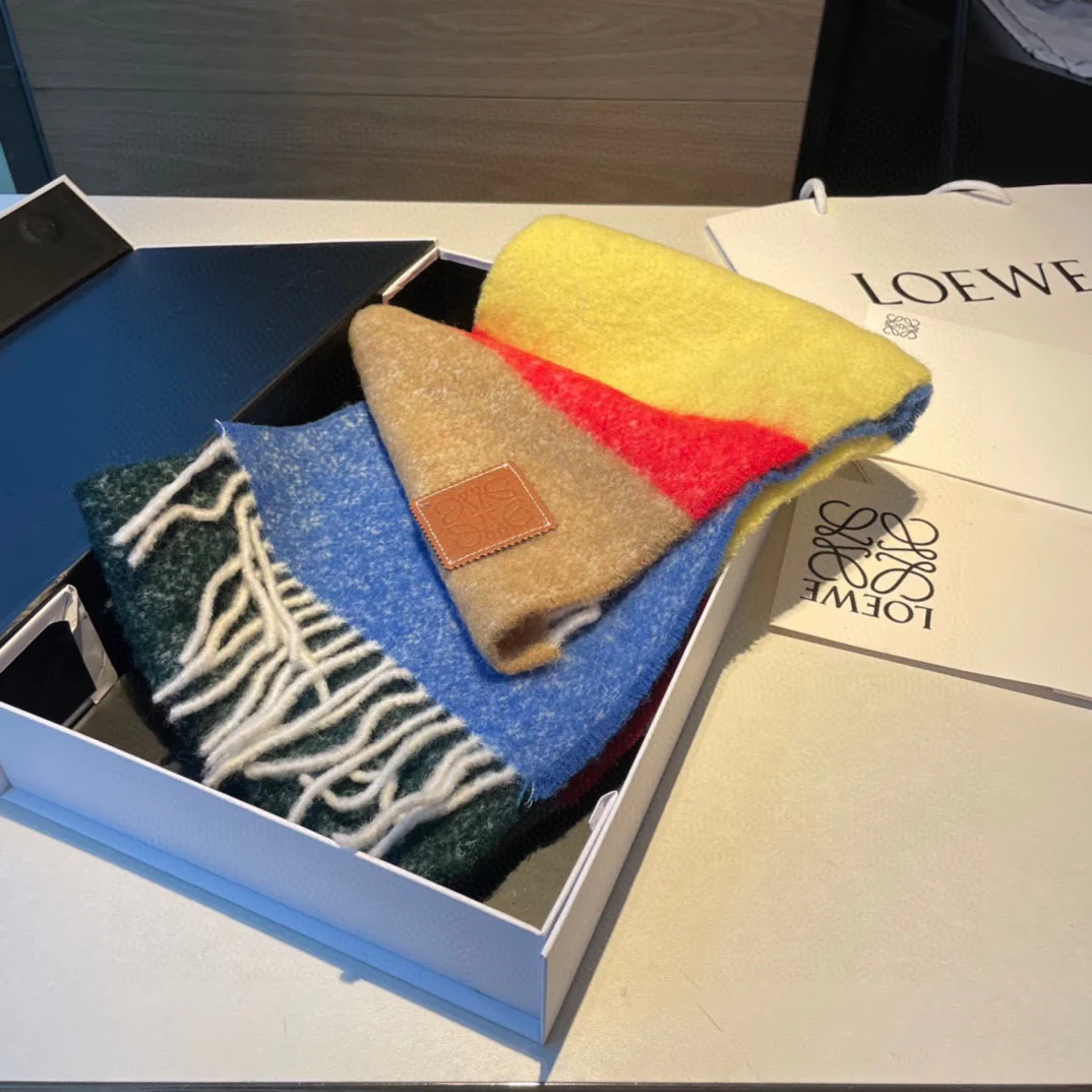 Кашемировый шарф Lolwei с принтом - 30 см - 168 см