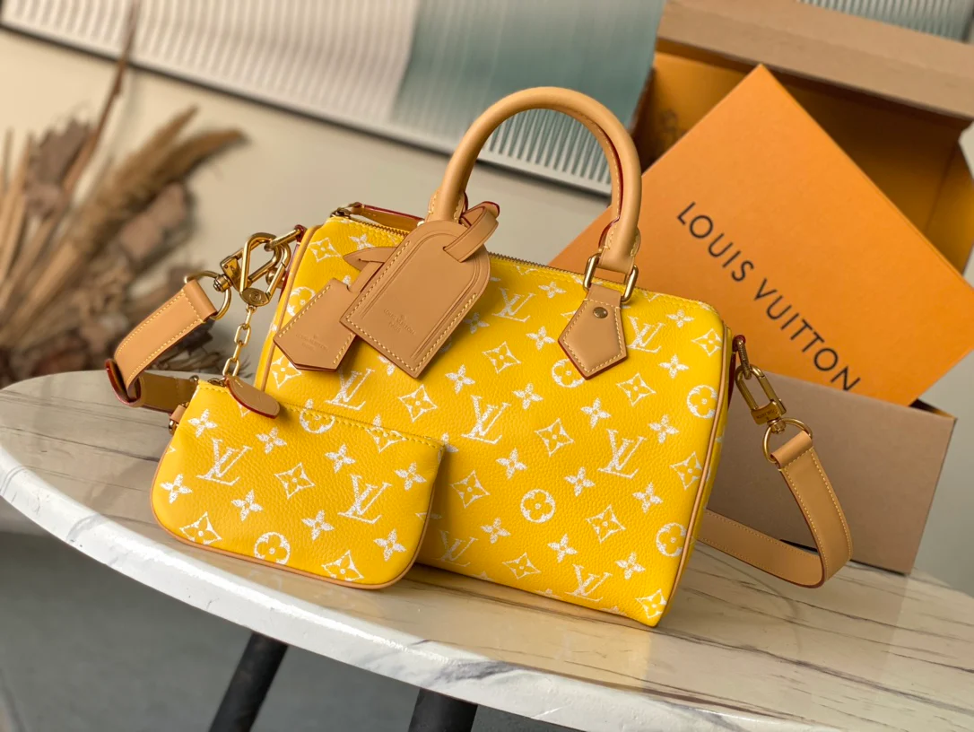 LV-m24426-speedy-p9-bandouliere-25 сумка-желтая