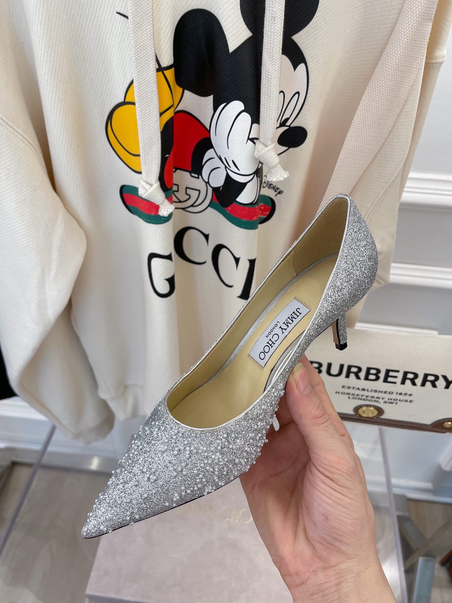 Туфли на низком каблуке Jimmy Pearl