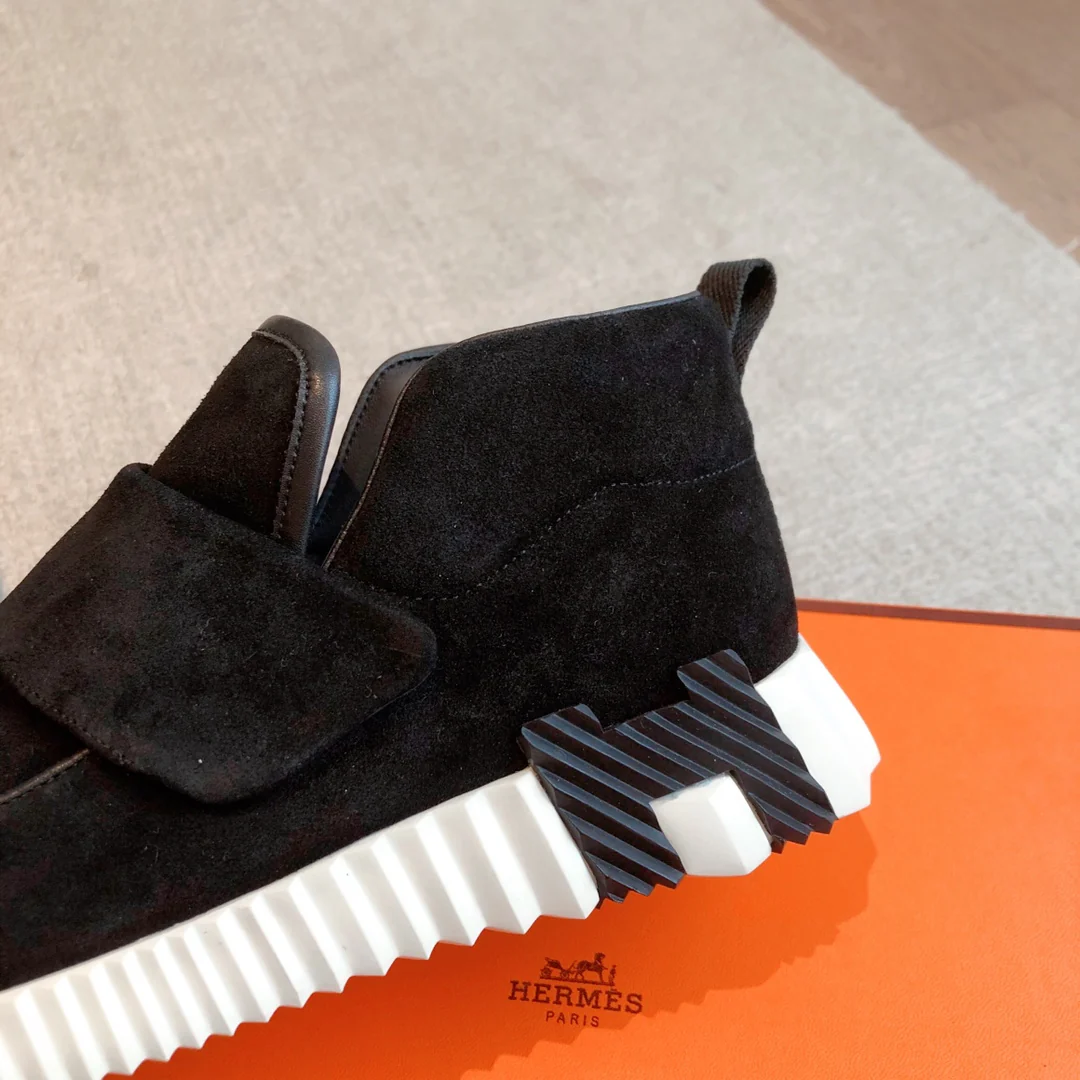 Новые кроссовки Hermes Giga 2023 года - унисекс - черные - 1