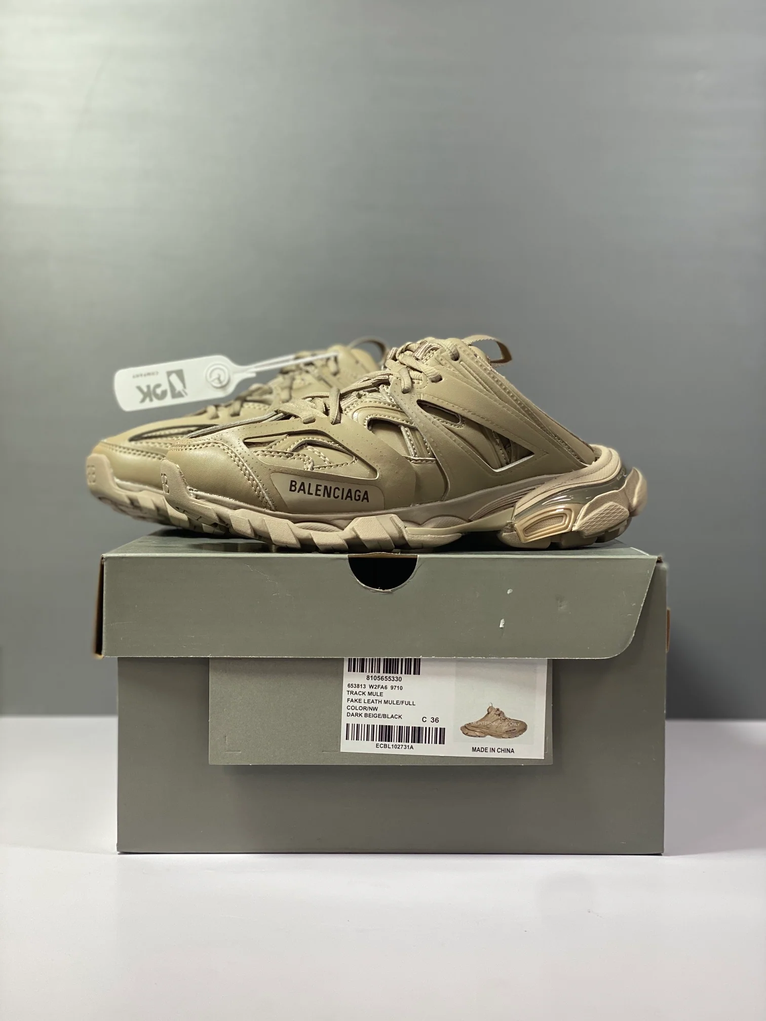 Balenciaga - Парные тапочки - 3-0 - Полутапочки - Кроссовки - Tess - S-Gomma - Maille - Бело-оранжевые - 1