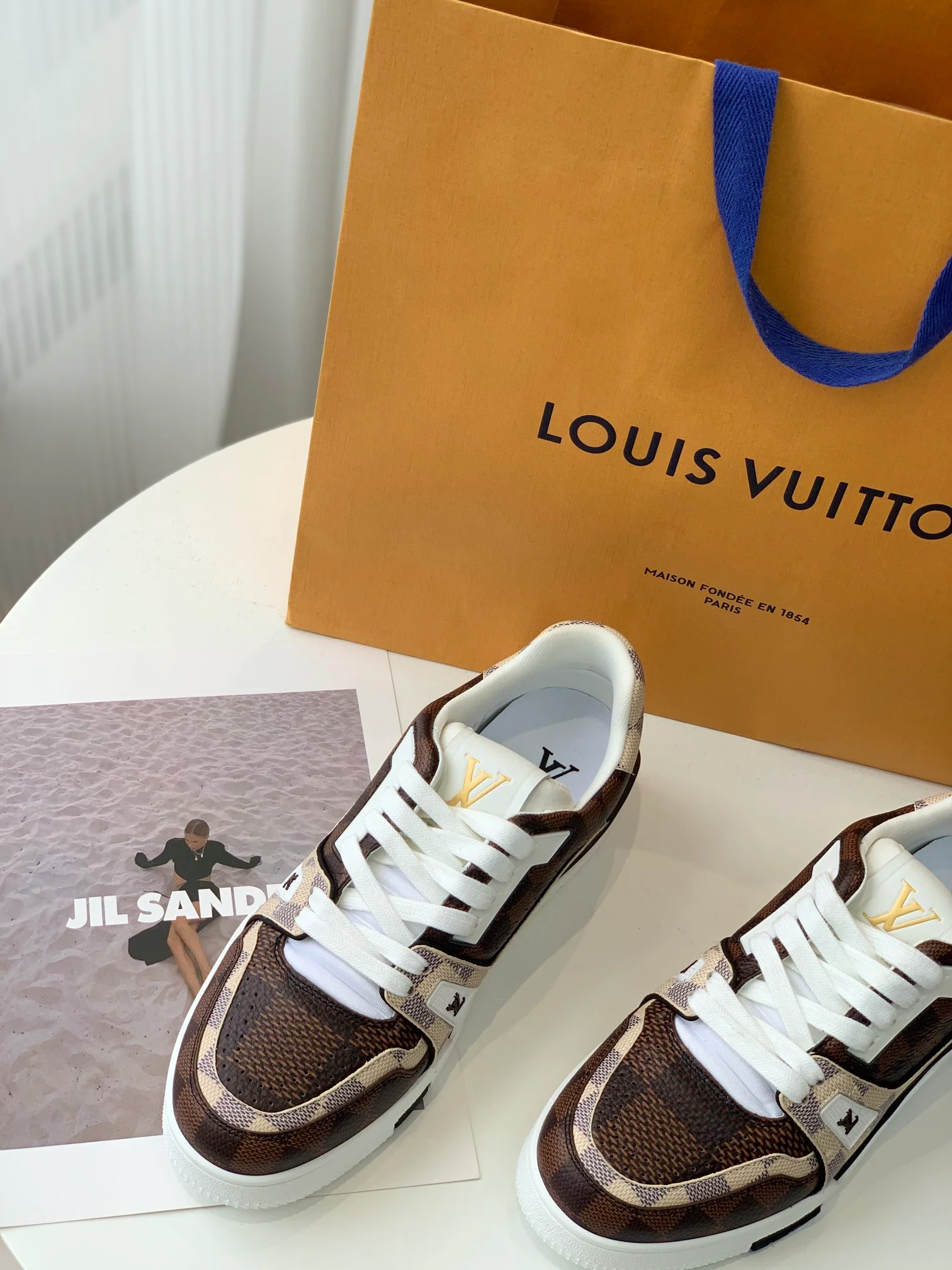 Кроссовки LV Trainer Series - Унисекс - Узор Damier