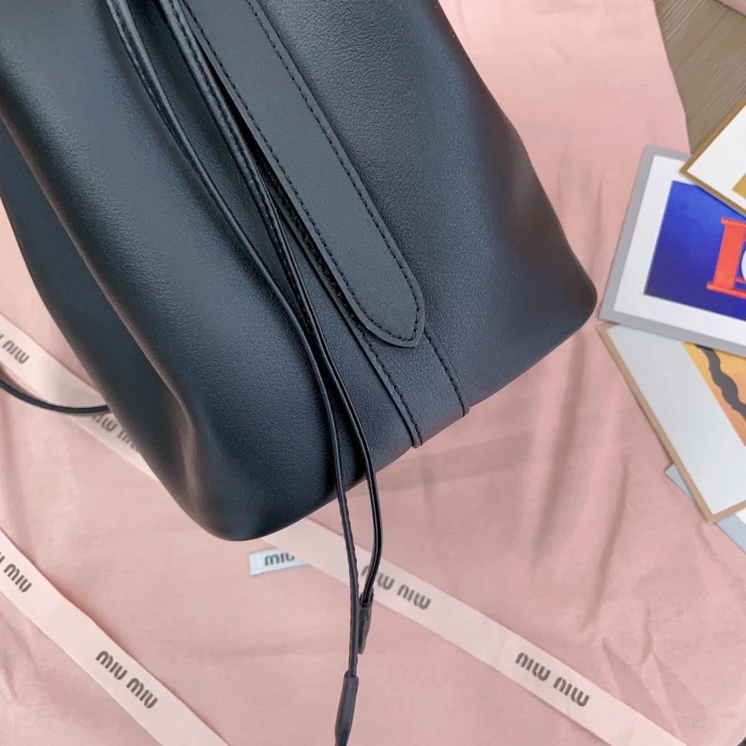 Miu Miu-5be090-Premium Calfskin Bucket Bag-1