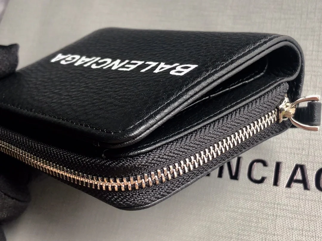 Balenciaga-两折拉链短夹