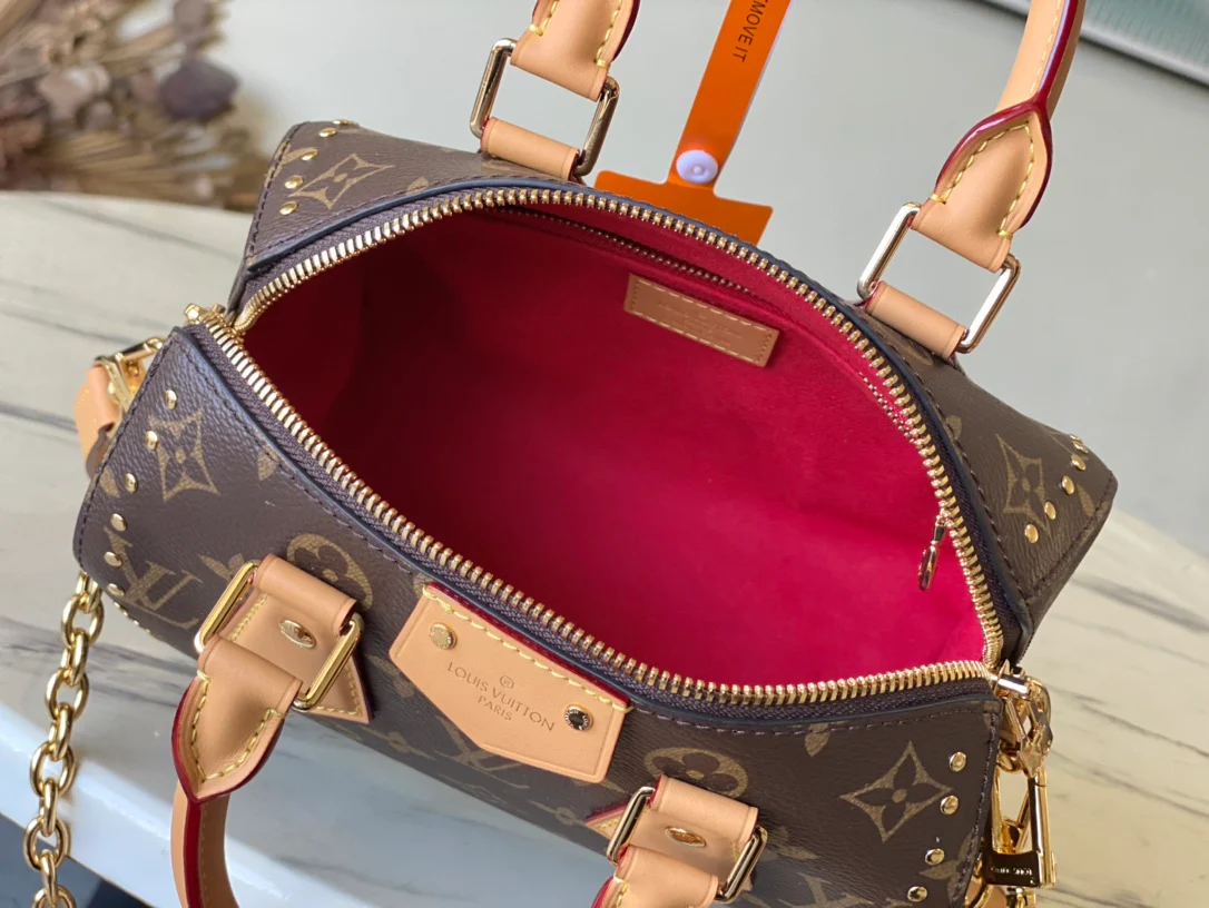 LV-m13146-speedy-trunk handbag-yellow