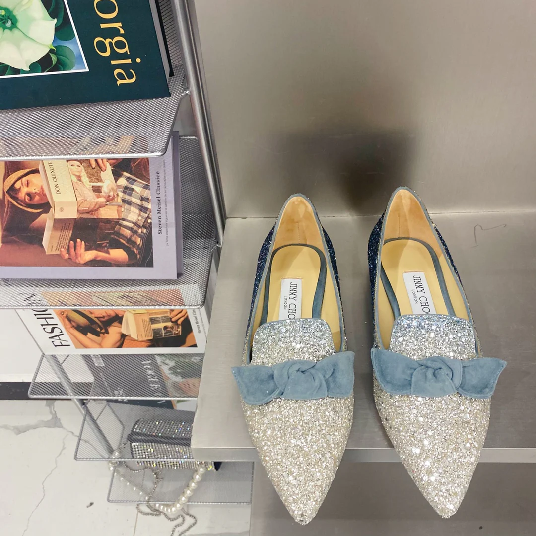 Джимми - Бант - Туфли с острым носком - Балетки - 1