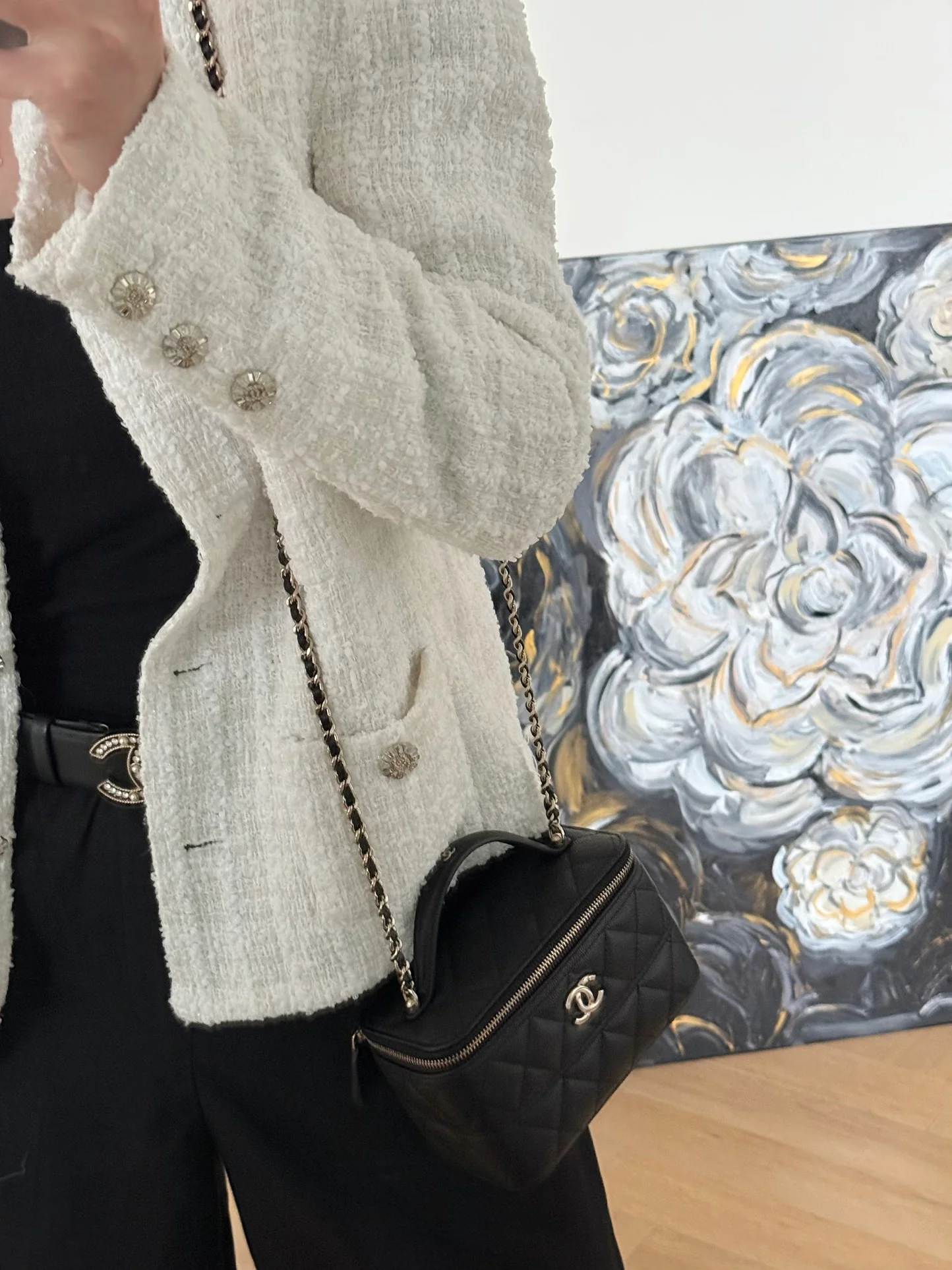 Сумка-ланчбокс Chanel 25c - черная