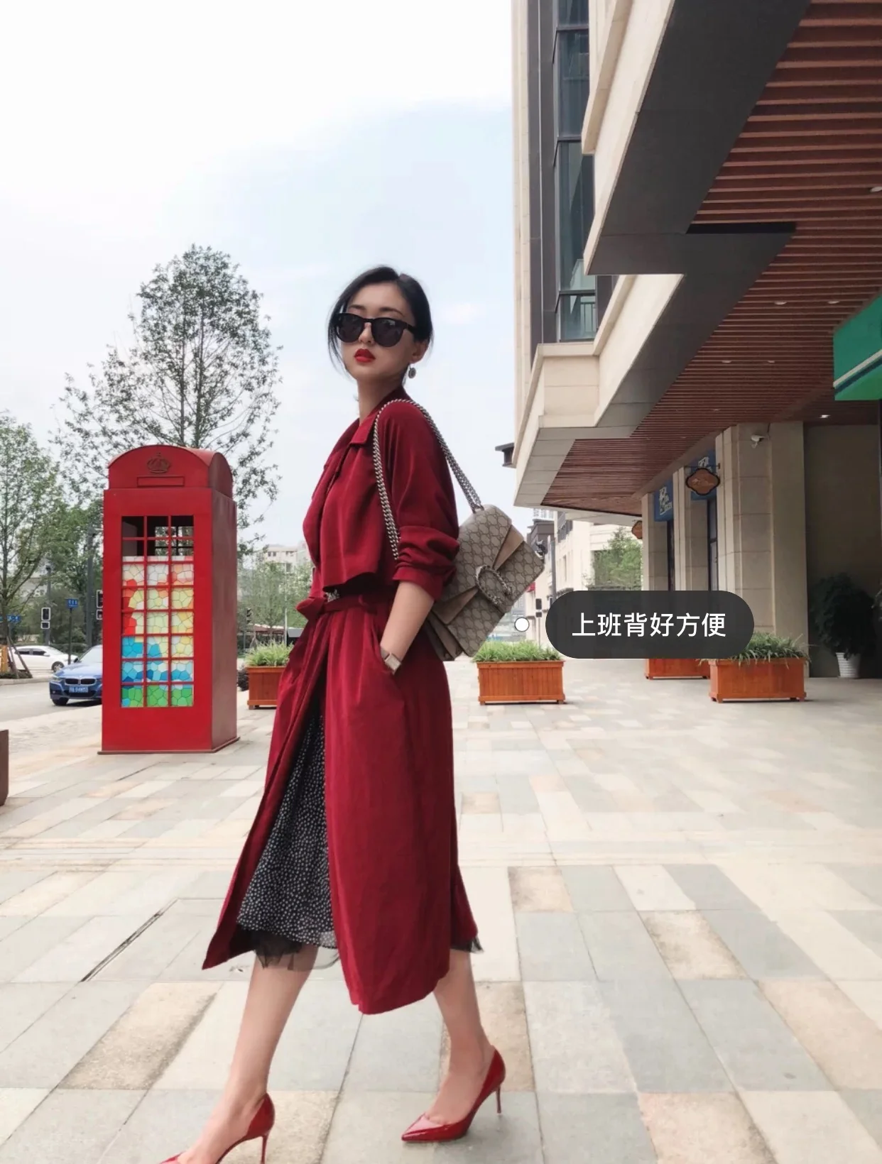 Gucci-经典酒神包-上身图分享