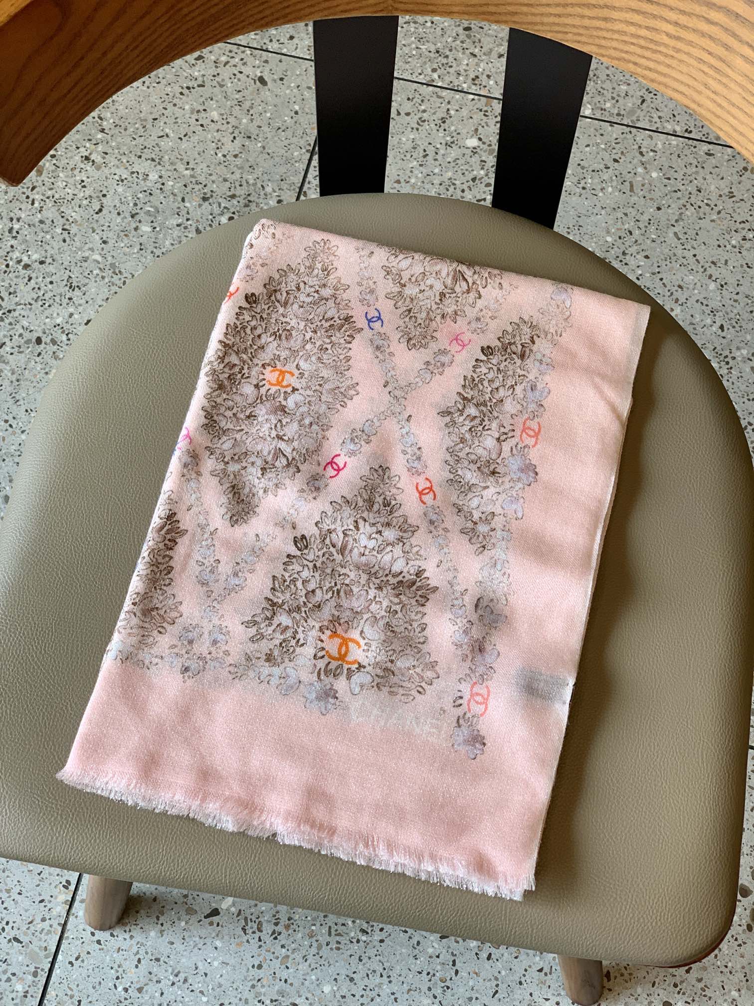 Кашемировый шарф Chanel - 110 см - 200 см - 1