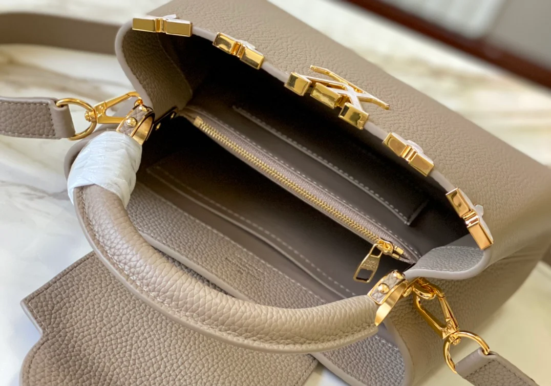 LV-m11341-capucines маленькая сумочка-серая