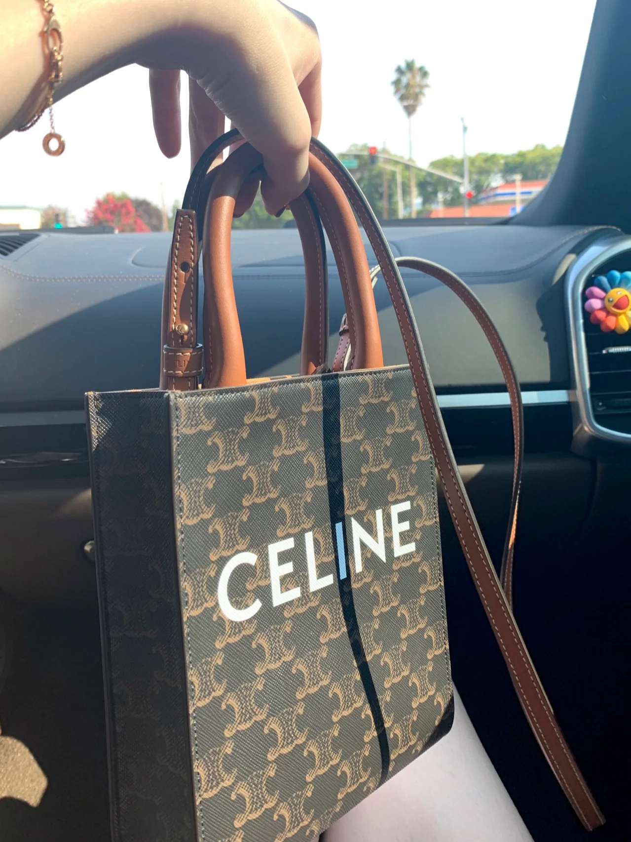 Celine Mini Cabas Brown Monogram