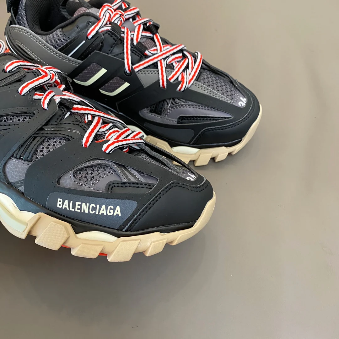 Кроссовки Balenciaga Track 3-0 на массивной подошве для пар - серия Rainbow, версия с золотой этикеткой - размеры 35-57