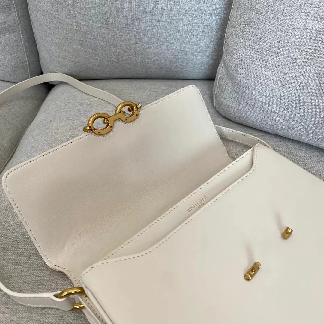 Сумка YSL Maillon - белая