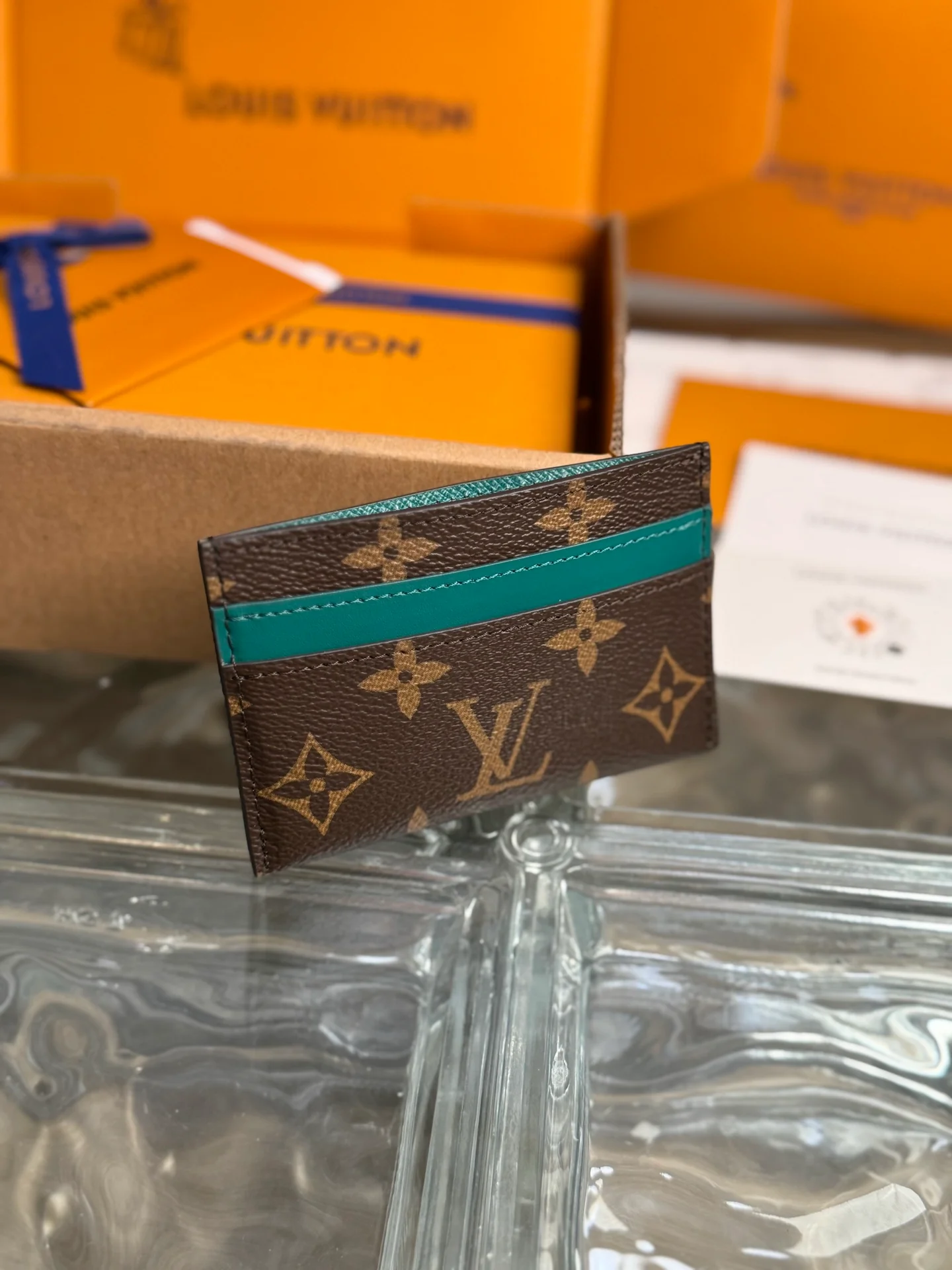 LV-m12839-monogram-macassar держатель для карт темно-зеленый