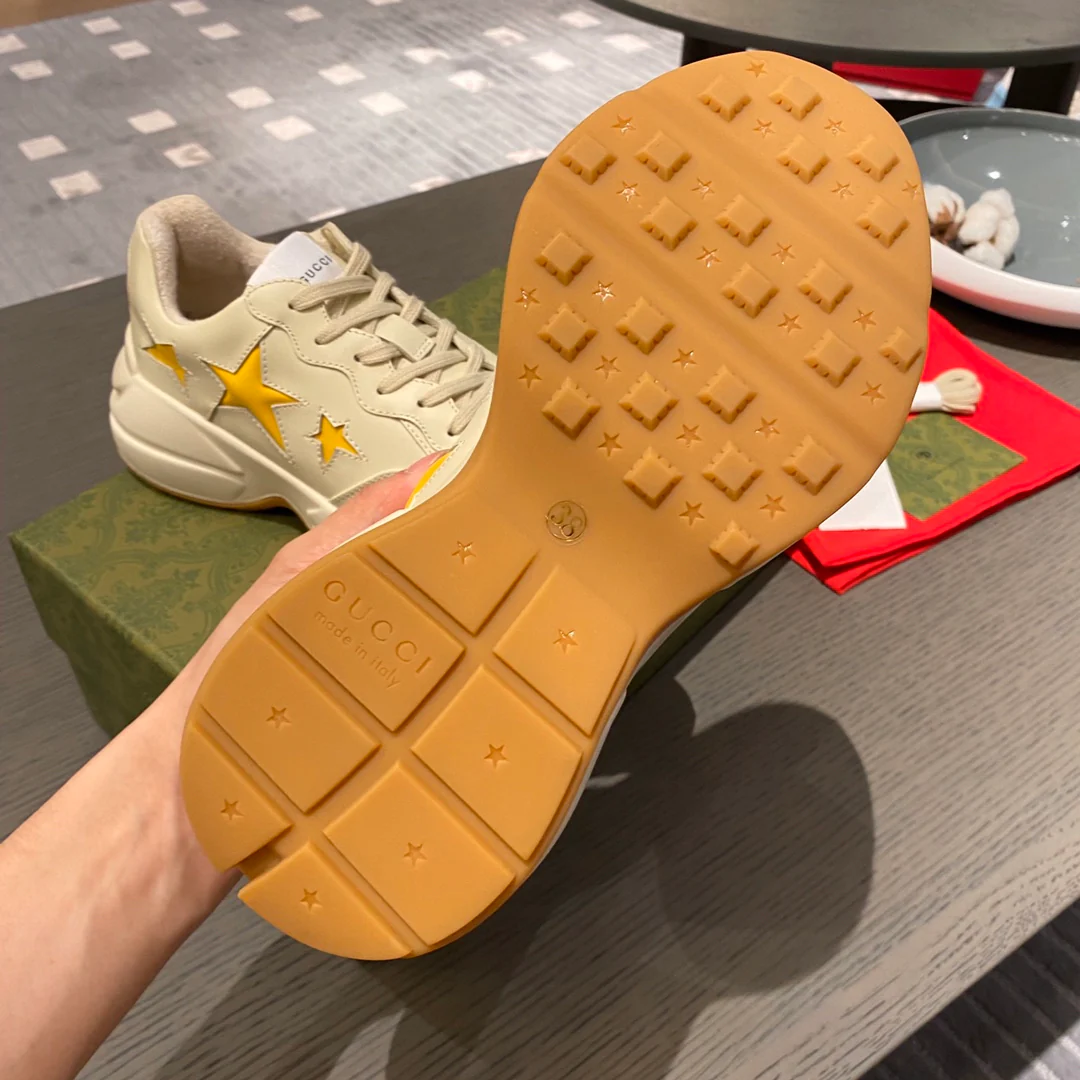 Массивные кроссовки Gucci - унисекс - 21