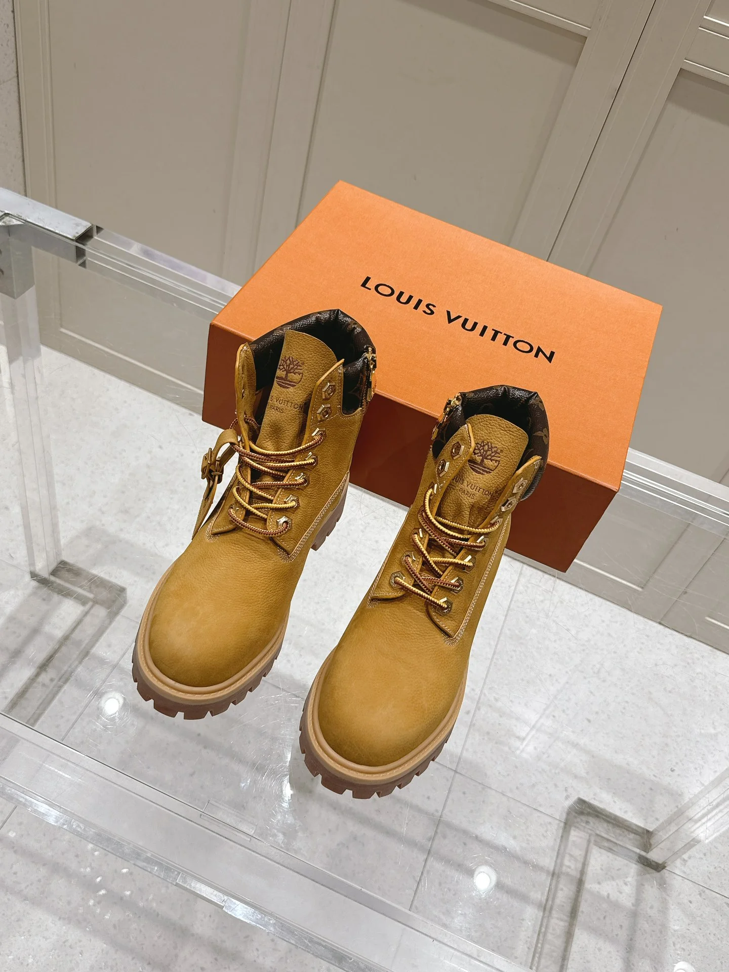 Ретро-ботинки Dr. Martens из коллекции LV-2024 - Кофейно-коричневый - 1