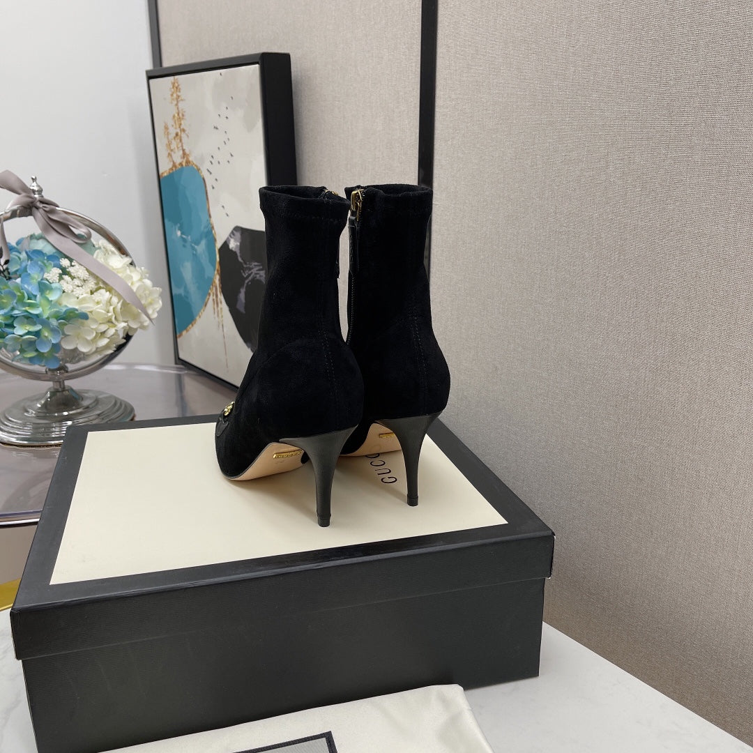 Gucci - Ботильоны на низком каблуке