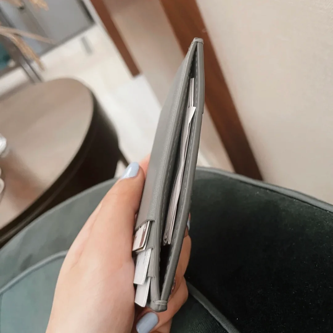 BV-编织大格 扁身卡夹