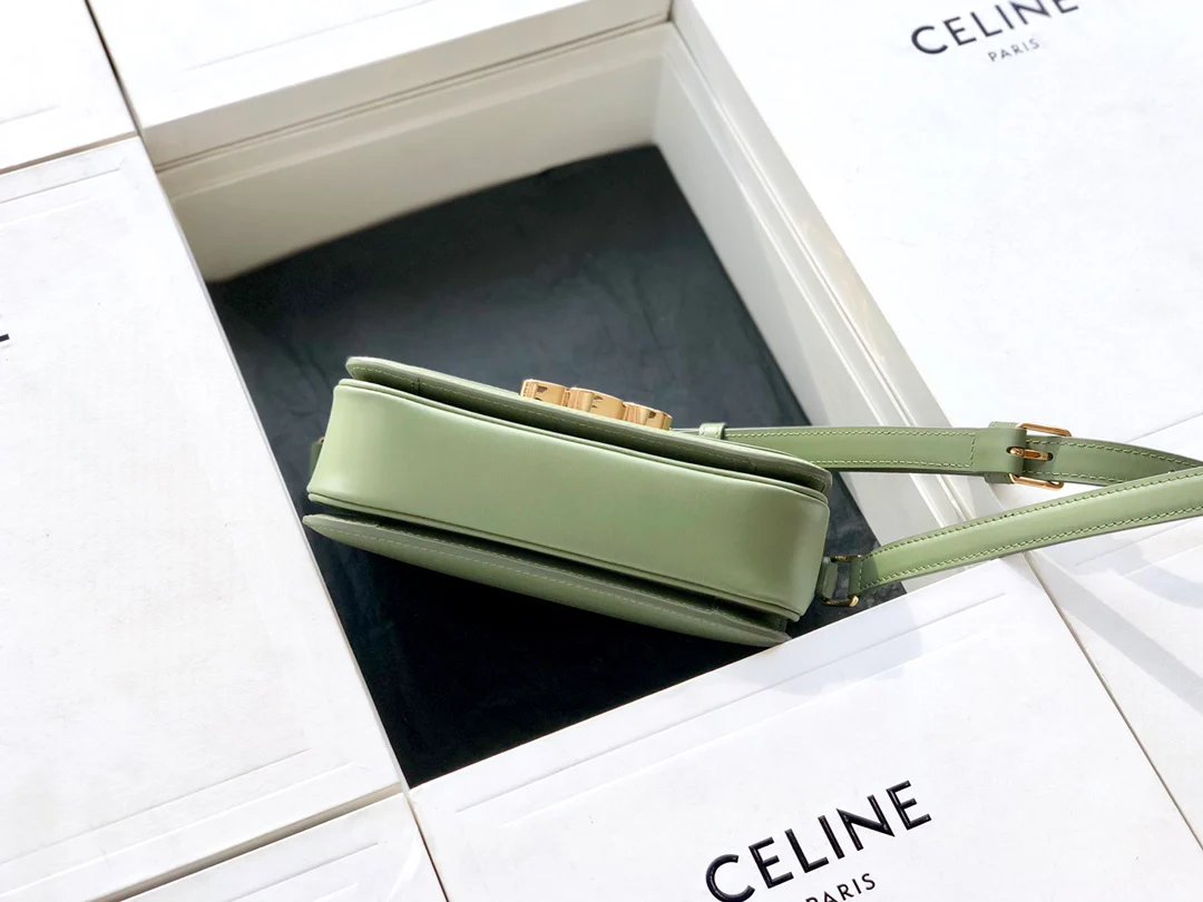 Сумка Celine Triomphe из телячьей кожи - подростковая - 18 - 5 см - 8