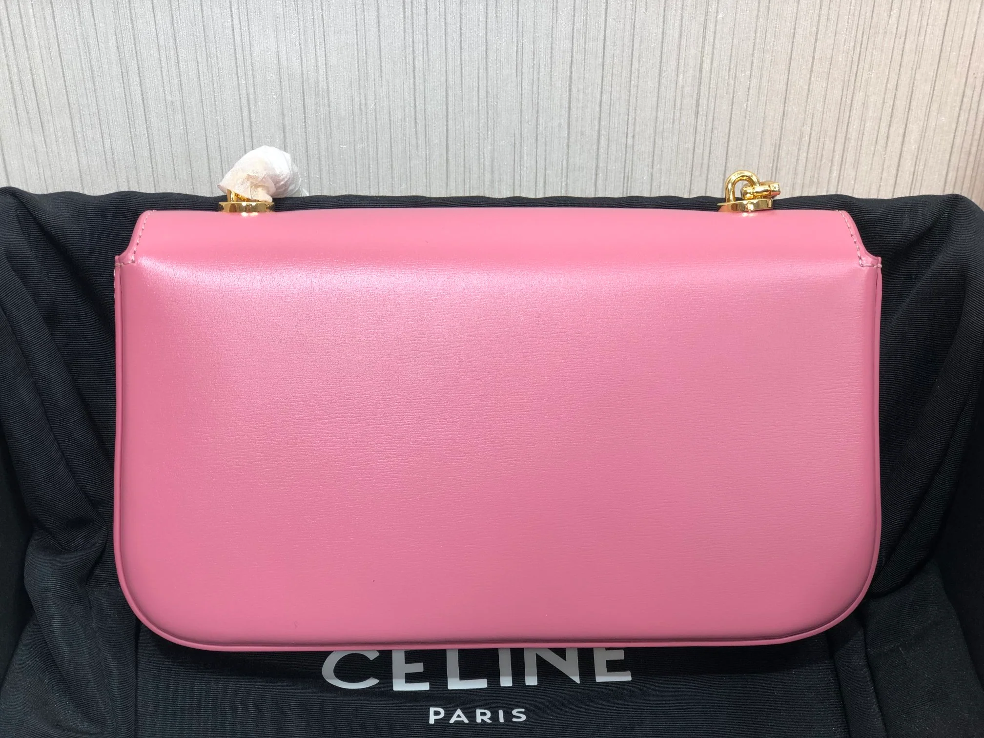 Кожаный рюкзак Celine Triomphe - сумка через плечо - 7