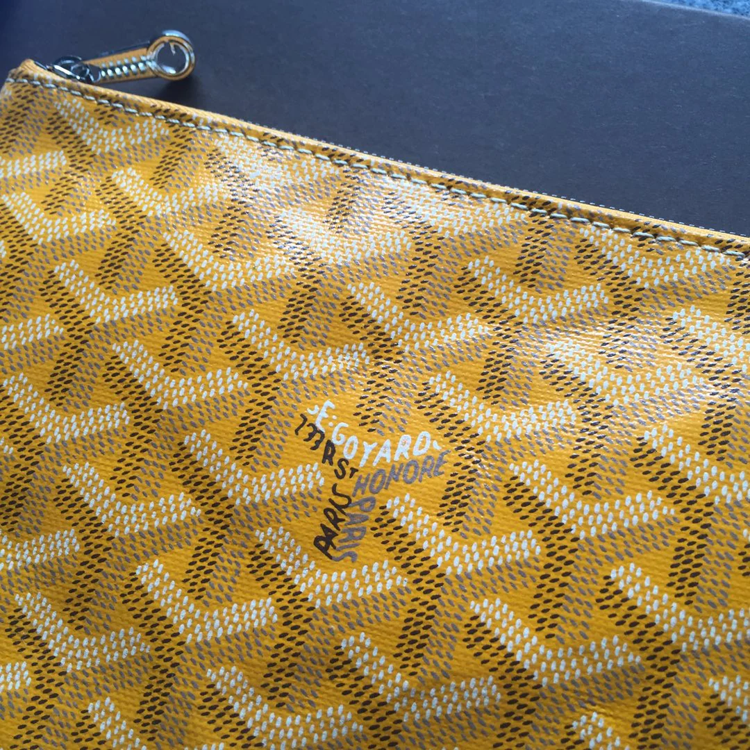 Мини-сумочка Goyard - желтая