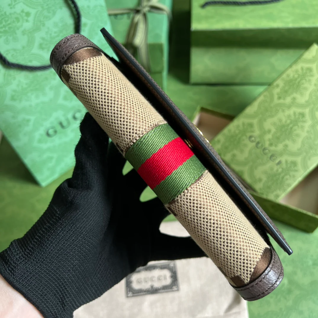 Gucci-大G logo 中夹 19x10x3cm